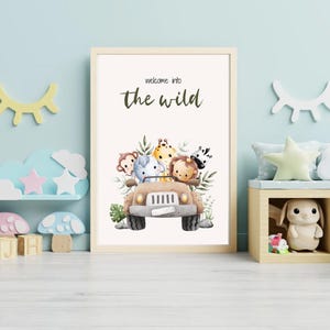 Kinder Bild, Kinderzimmer Deko Poster, Digitaler Duck, Kinderbild, Animals, Geschenk, Tiere Digitale Produkte, Geburtstag, Geschenk Baby,