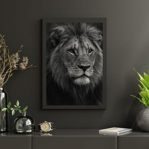 Lion Print Digital Download, Animal Poster Lion, Animal Art for Home, Instant Digital Download, Lion King Wall Decor, Animal Art Poster
