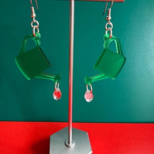 Can & Bloom Frosted Acrylic Earrings