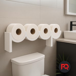 Porte-papier hygiénique POOP - Fixation murale pour salle de bain