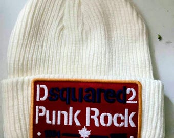 Cappello invernale da uomo DSQ.2, berretto invernale da stilista / berretto caldo unisex alla moda / marchio italiano di lusso / accessorio elegante per il freddo