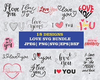 Heart Doodle SVG Bundle: Hand-Drawn Valentine's Day Clipart (Digital Download)