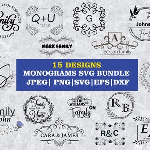 Mr and Mrs 2025 SVG: Hand Lettered Wedding Monogram (Digital Download