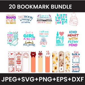 Bookmark SVG Bundle, bookmark png, funny bookmark svg, bookmark template svg, books svg, retro book svg, reading svg, Bookmark Quote svg