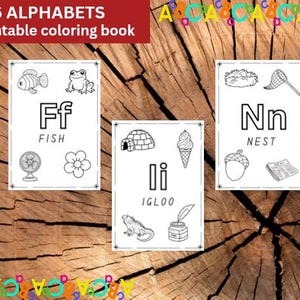 Alphabet Coloring Pages: Preschool Printable Activity (PDF)