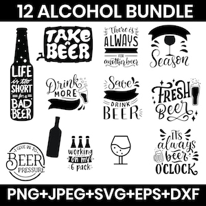Ensemble Svg alcool, Svg dessous de verre, Svg citations alcool, vin Svg, Svg bière, Svg alcool drôle, Svg de dessous de verre, Whisky Svg, Boire Svg