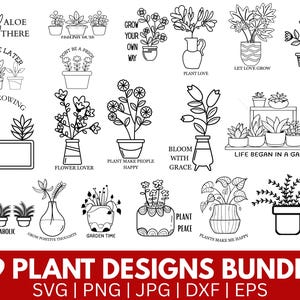Pflanze SVG-Bundle, Garten-Svg-Bundle, Pflanzenliebhaber SVG, Pflanze Mama SVG, Pflanze Zitat SVG, Zimmerpflanze SVG, lustige Pflanze Zitat SVG, Gartenzitat