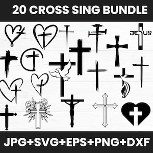Kreuz-Svg-Bundle, KREUZ-BUNDLE-SVG-Dateien, christlicher Schriftzug, Kreuz Png, Glaube-Kreuz-Svg, beunruhigter Kreuz-Svg, religiöses Blatt-Svg, Kreuz Clipart