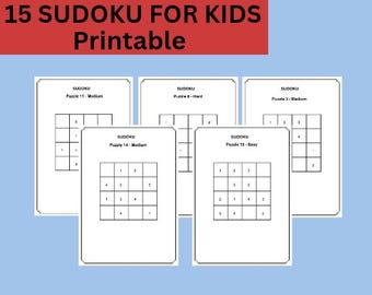 Libro de Sudoku: Fácil, Medio, Difícil (Descarga en PDF)