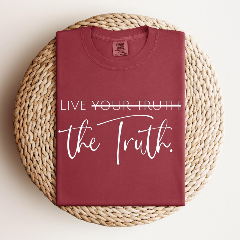 Christian Message Tshirt Trendy Design Biblical Truth Inspired Clothing Soft Comfortable Tee Women Faith Statement Social Media Popular