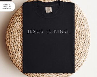 Custom Text Shirt Personalized Comfort Colors 1717 T-Shirt Your Own Phrase Script Minimalist Bible Verse Tee Christian Gift Custom Font Top