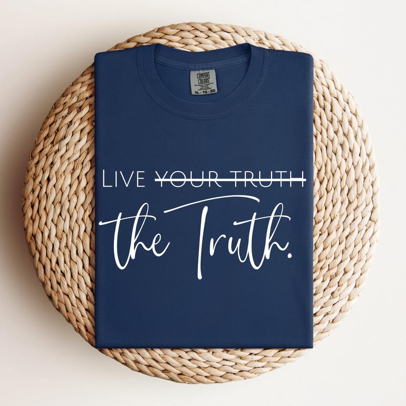 Christian Message Tshirt Trendy Design Biblical Truth Inspired Clothing Soft Comfortable Tee Women Faith Statement Social Media Popular