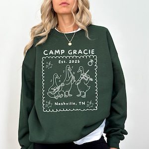 Retro Camp Bachelorette Sweatshirt: Lake & Mountain Bridal Party