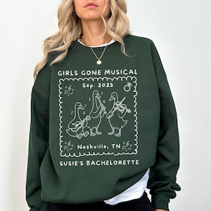 Retro Camp Bachelorette Sweatshirt: Lake & Mountain Bridal Party