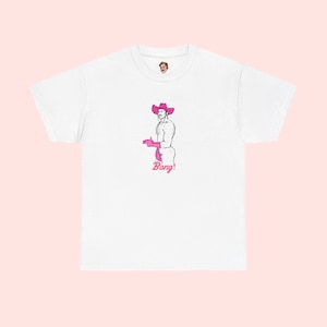 Bang! - Gay vintage cowboy illustration - Unisex Heavy Cotton Tee