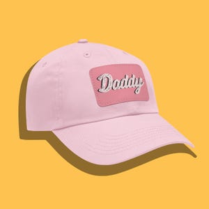 Papá - Gorra de papá con parche de cuero