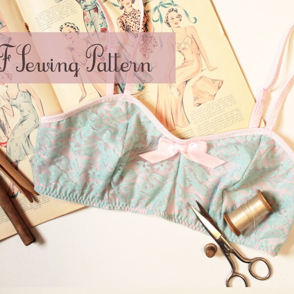 Bra Sewing Pattern Ohhh Lulu 1304 Jasmine Soft Bra Multi-size Digital PDF