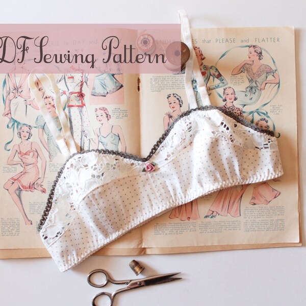 Ohhh Lulu 1301 Bambi Soft Bra Multi-size Digital PDF Sewing Pattern