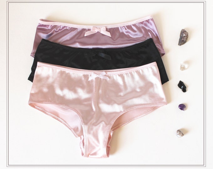 Gemstone Collection Brazilian Cut Panties Amethyst Onyx and Etsy