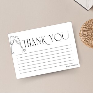 Thank You Card - Instant Printable Download - Cheers