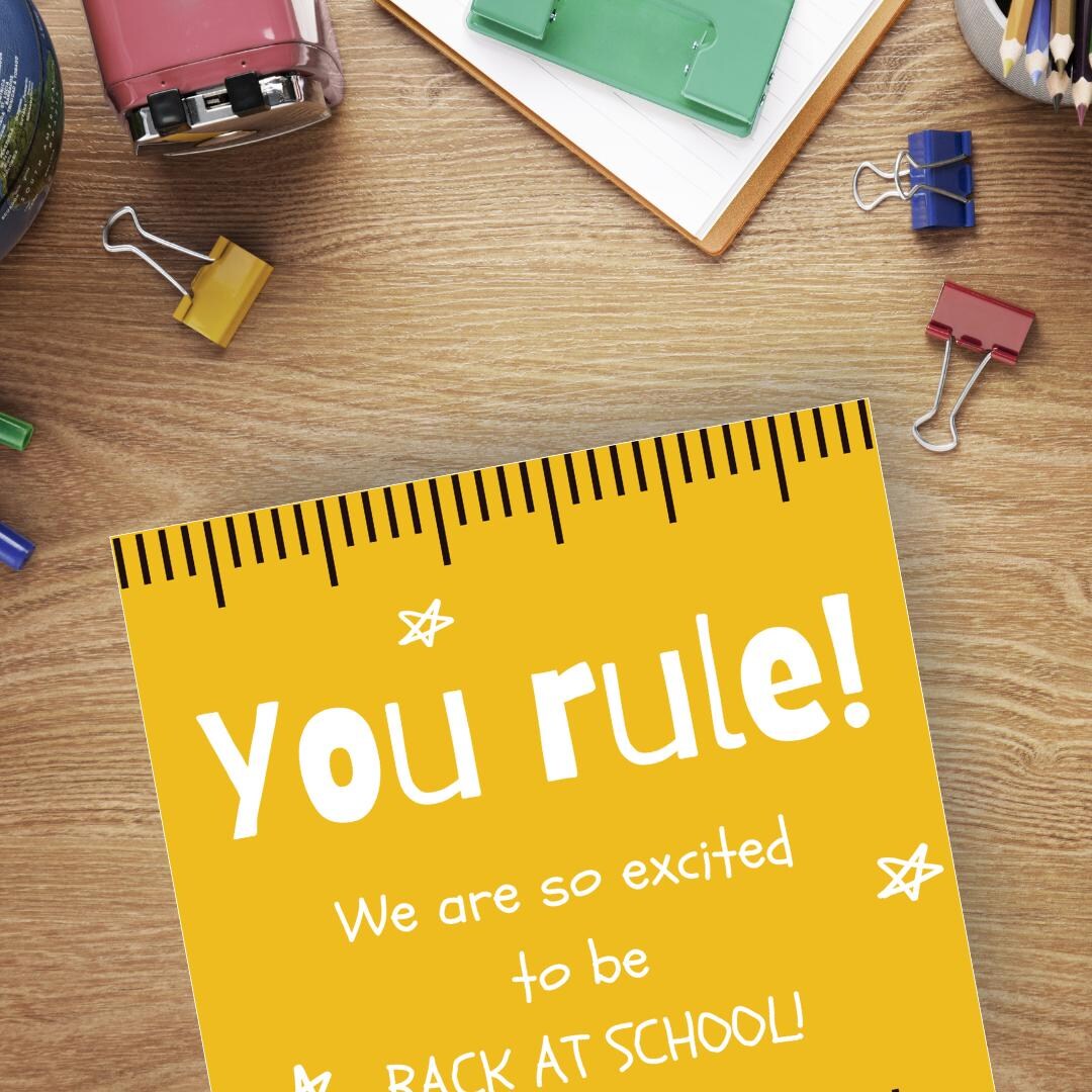 Rules Back You Rule - Back to School Teacher Gift Tag - Etsy