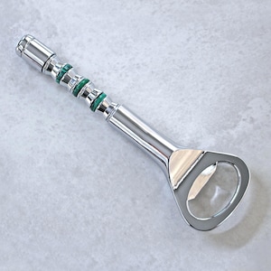 Green, Black & Silver Bottle Opener
