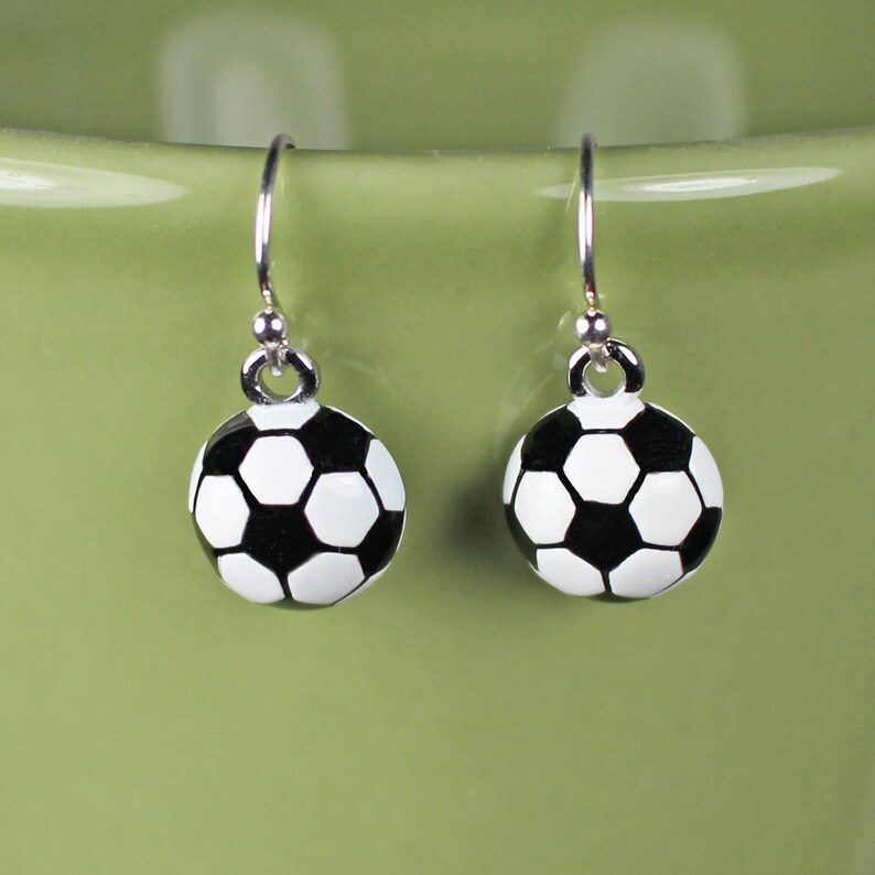 Soccer Earrings Etsy