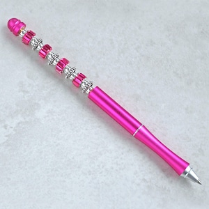 Glitzernden Metallic Rosa Perlen Stift