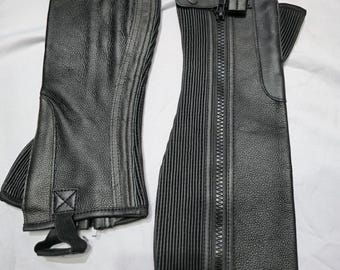 Handmade Leather Half Chaps: Riding & Trail Adventure