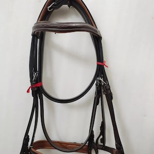 Handmade Leather Horse Halter: Padded Headstall, Brass Hardware
