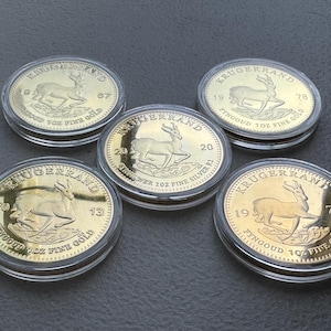 1 Krugerrand 1967,1974,1978,2013,2020 South Africa 5 COIN Coin REPLICA
