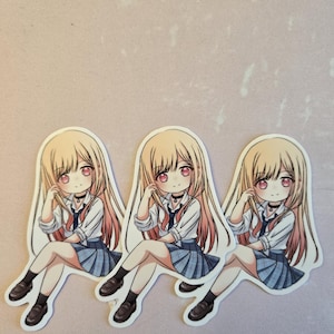 Marin Kitagawa My Dress-Up Darling Chibi Anime Stickers Vinyl