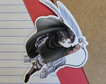 LEVl Squad Captain Anime Sticker Vinyl