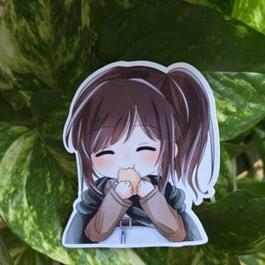 Sasha Potato Girl Anime Stickers Vinyl