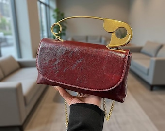 Women's Designer Vegan Leather Shoulder Bag - Chic Crossbody & Top Handle Flap Purse | Elegant Handbag | Minimalist Evening Bags