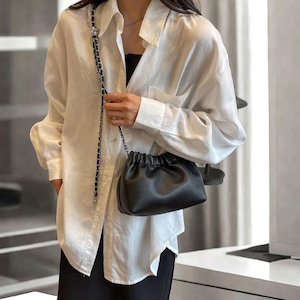 Mini sac à bandoulière en cuir PU pour femme | Petit sac à main en cuir végétalien | Sac à main chic pour tous les jours | pochette gothique | Cadeau élégant pour elle