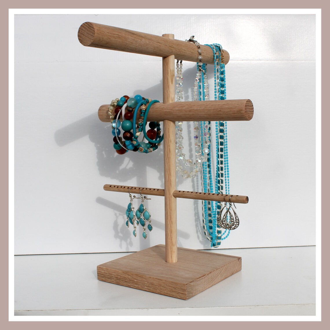 Necklace Holder Jewelry Organizer Necklace Stand Necklace Etsy