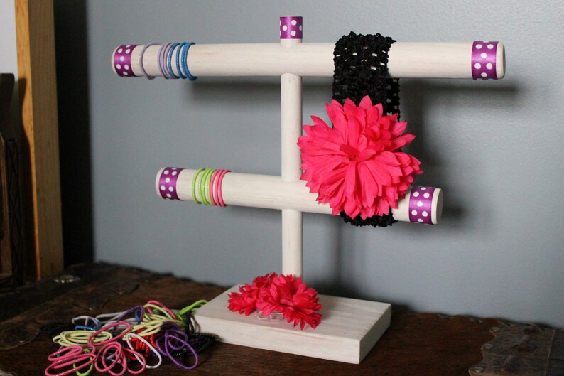Girl Hair Accesory Organizer Soft Headband Hair Tie Holder Etsy