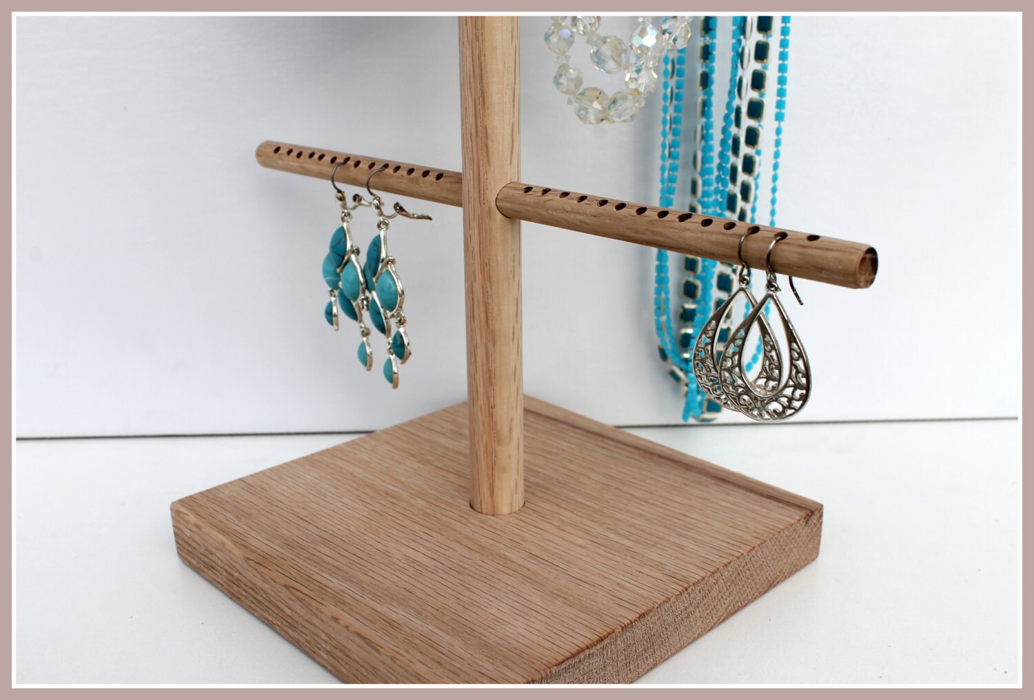 Necklace Holder Jewelry Organizer Necklace Stand Necklace Etsy