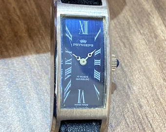 レトロ 1987 セイコー タンク ローマ数字ダイヤル ゴールドトーン