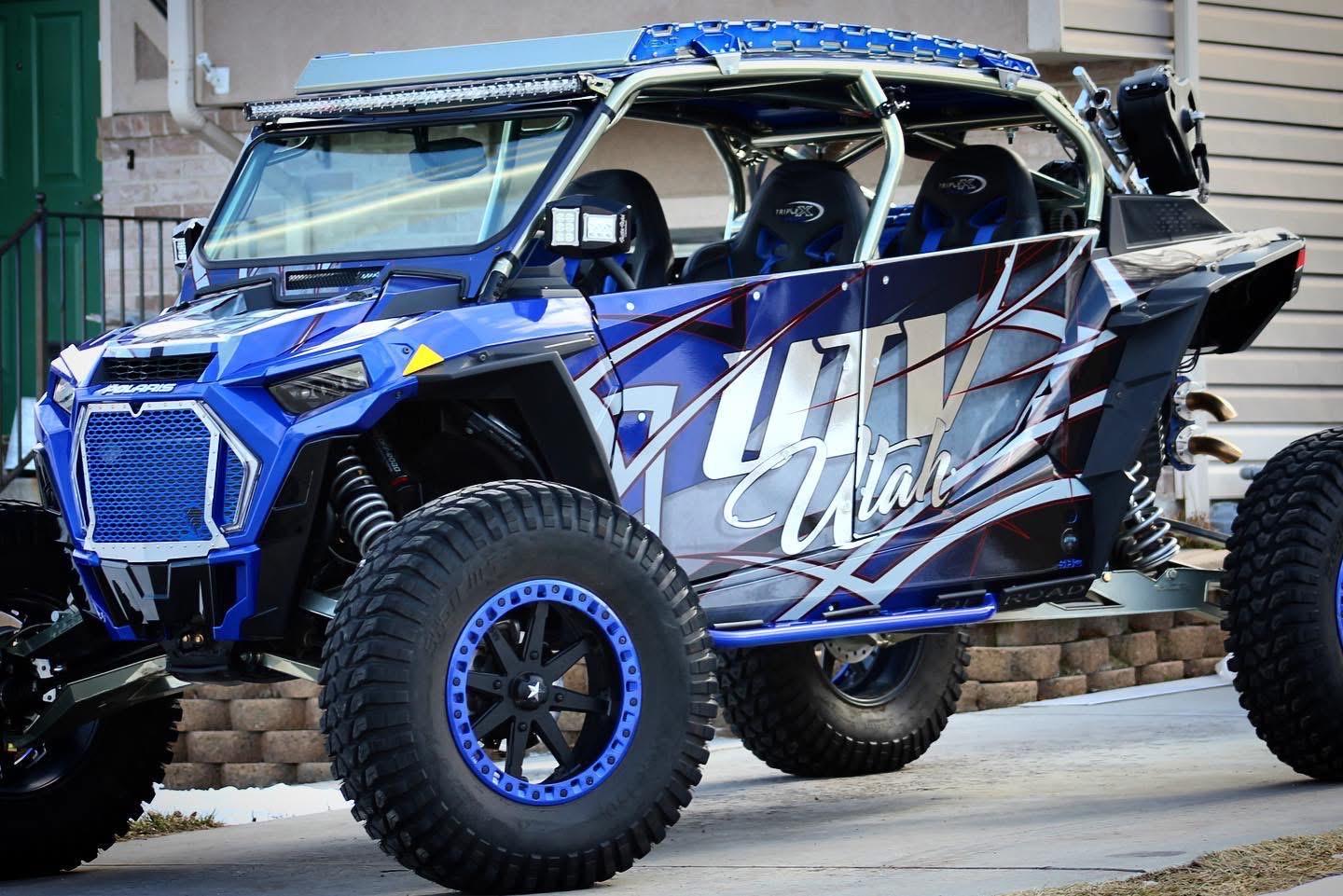 UTV Wrap Your Own Custom Design Graphic Kit Customizable to Fit ANY UTV 2 Seat or 4 Seat sxs Decals