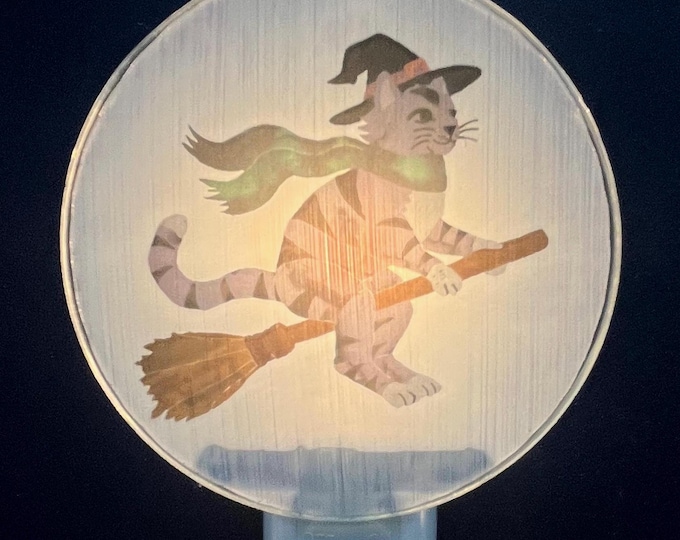 Witchy Kitty Night Light