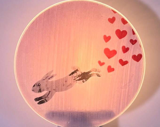 Love Bunny Night Light - Pink