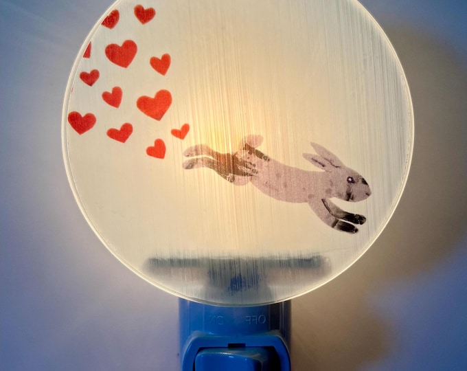 Love Bunny Night Light - White