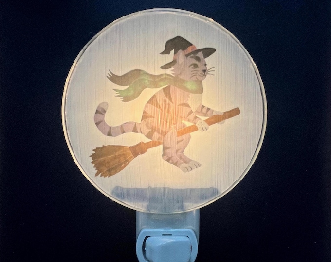 Witchy Kitty Night Light