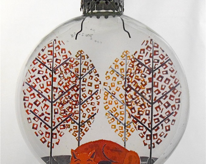 Mr. Fox Christmas Holiday Ornament
