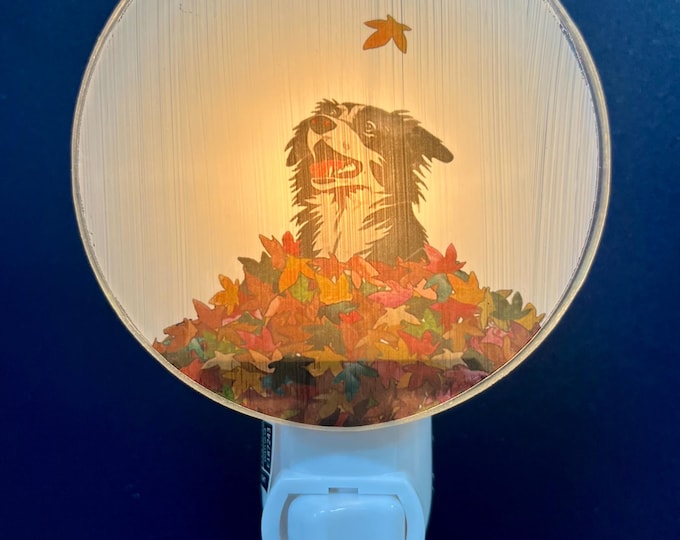 Fall Pup Night Light