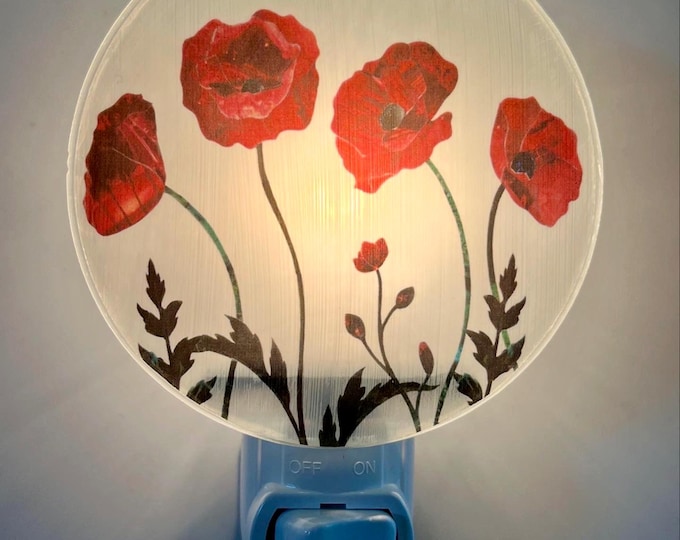 Poppy Fields Night Light