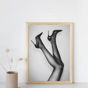 High Heel Poster - Etsy