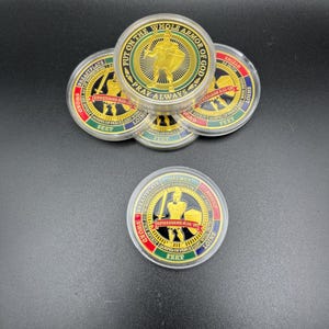 Armor of God Challenge Coin, Efeziërs 6:11-18, christelijk geschenk, religieuze zakmunt, spirituele aanmoedigingsmunt